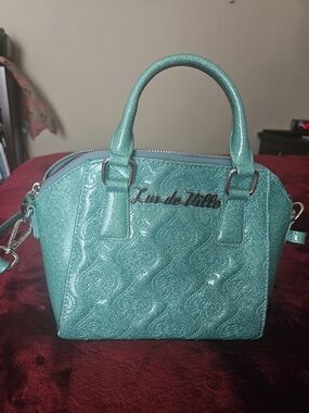 Lux de Ville Sparkling Teal Mini Satchel
